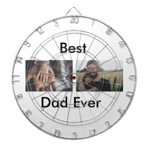 pappa någonsin lycklig fars dag lägga till ditt fo darttavla
