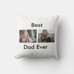 pappa någonsin lycklig fars dag lägga till ditt fo kudde