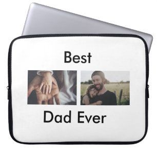 pappa någonsin lycklig fars dag lägga till ditt fo laptop fodral