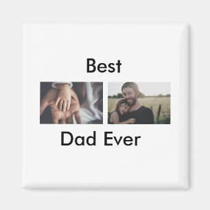 pappa någonsin lycklig fars dag lägga till ditt fo magnet