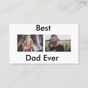pappa någonsin lycklig fars dag lägga till ditt fo visitkort