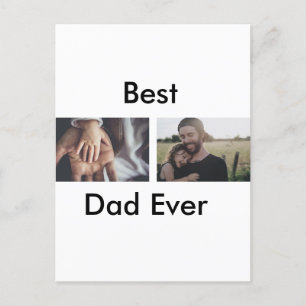 pappa någonsin lycklig fars dag lägga till ditt fo vykort