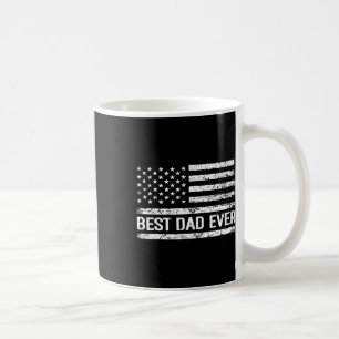 Pappa någonsin med USA:s Flagga Gift Manar Far Da Kaffemugg
