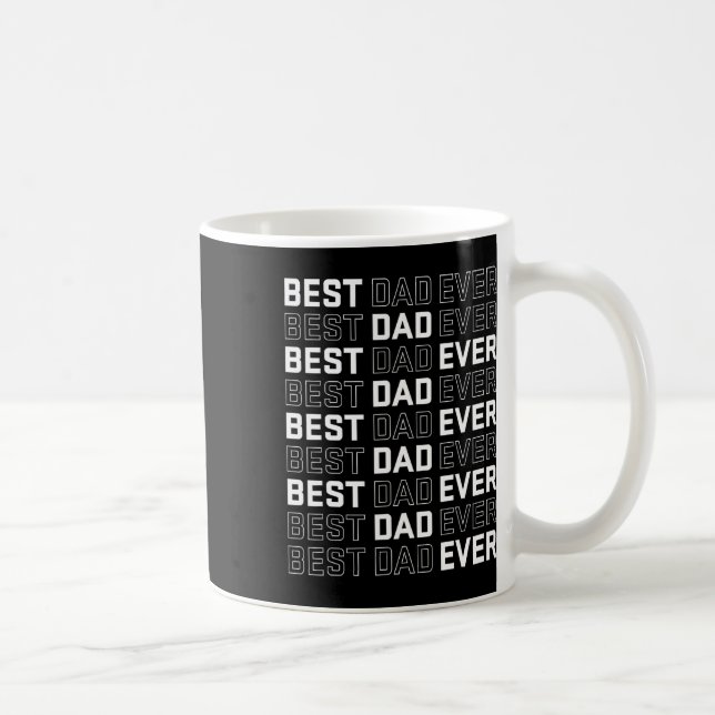 Pappa någonsin - Unik Far Day Manar Kaffemugg (Höger)