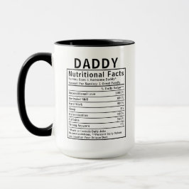 Pappa Näringsfakta fadersdagspresenter Mugg