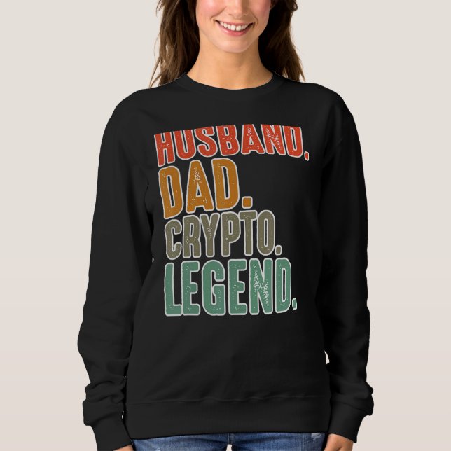Pappa Nft Crypto Bitcoin Trading Mining Far D T Shirt (Framsida)