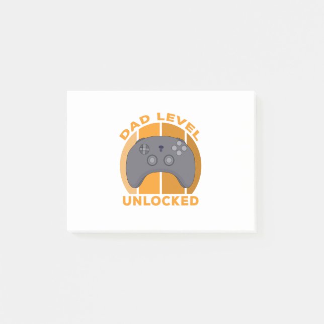 Pappa-nivå olåst post-it block (Framsida)