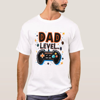 Pappa-nivå olåst t shirt