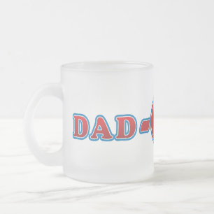 Pappa-NOLLA-Kvalster Frostad Glasmugg