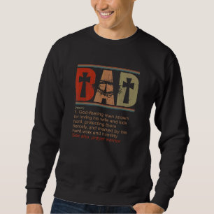 Pappa Noun lovprisar sin hustru barn som arbetar h Lång Ärmad Tröja