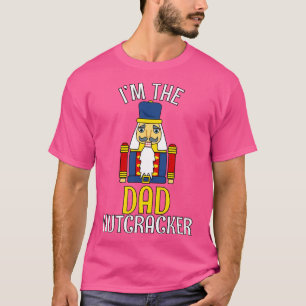 Pappa Nutcracker Matching Familjefejul T Shirt