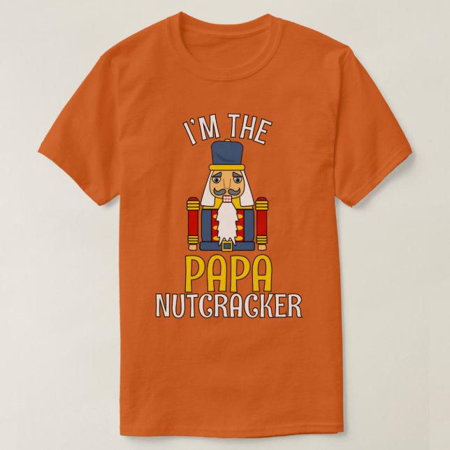 Pappa Nutcracker Matchning Familjestjul 1 T Shirt (Design framsida)