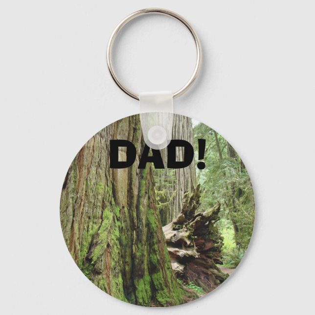 Pappa! nyckelring Redwood-träd (Framsida)