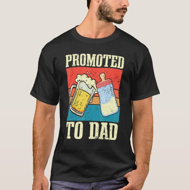 Pappa och Baby börjar resan första Far T Shirt (Framsida)