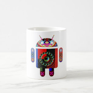 Pappa- och babyAndroid - Art101 vid Navin Kaffemugg