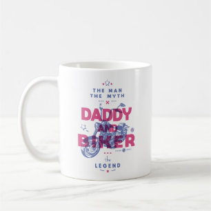 Pappa och biker mannen myten i legenden kaffemugg
