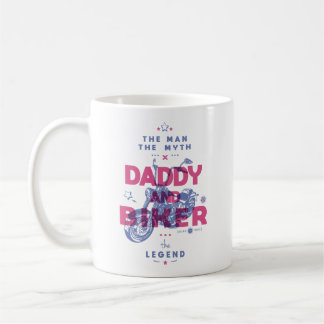 Pappa och biker mannen myten i legenden kaffemugg
