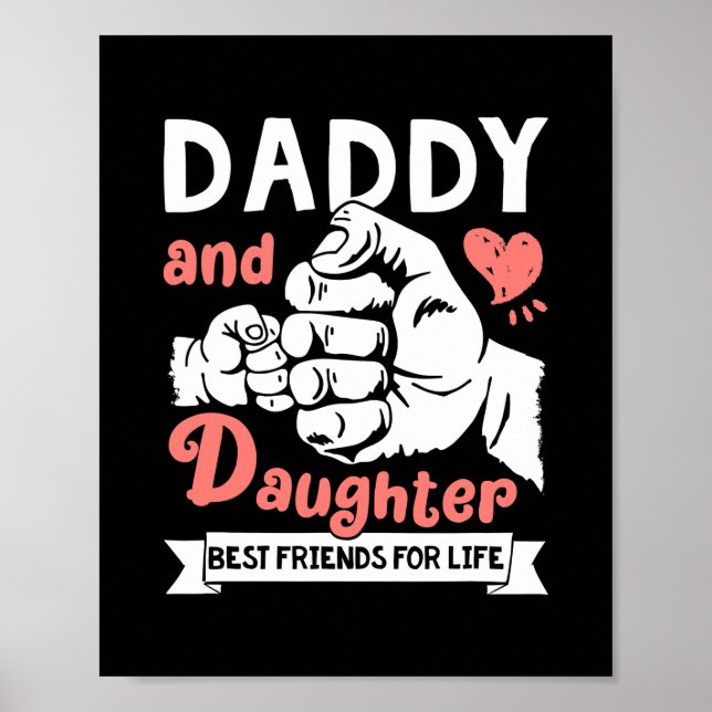 Pappa och Dotter bästa vänner för Life Far Poster (Framsidan)
