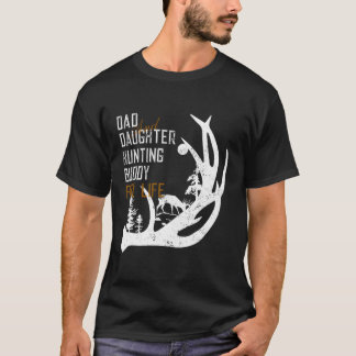 Pappa och dotter som jagade Buddy för livet T Shirt