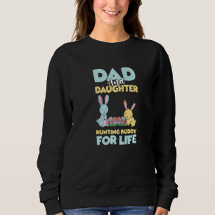 Pappa och dotterföretag Påskägget Hunting Bunny Ly T Shirt