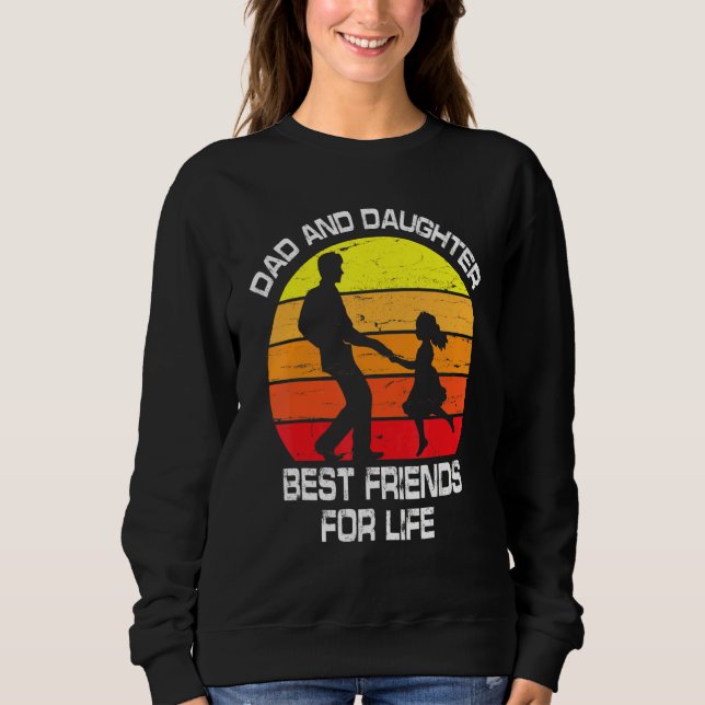 Pappa och dotters bästa vänner för livet Lycklig t Shirt (Framsida)