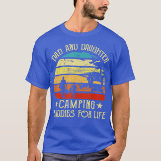 Pappa och dotters campingcentrum för livet t shirt