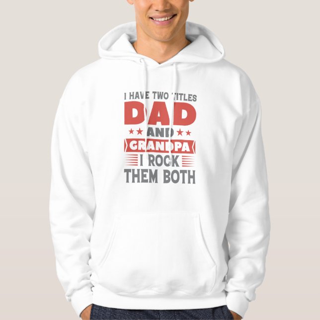 Pappa och farfar hoodie (Framsida)