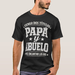 Pappa och farfar skjorta present till fars dag t shirt