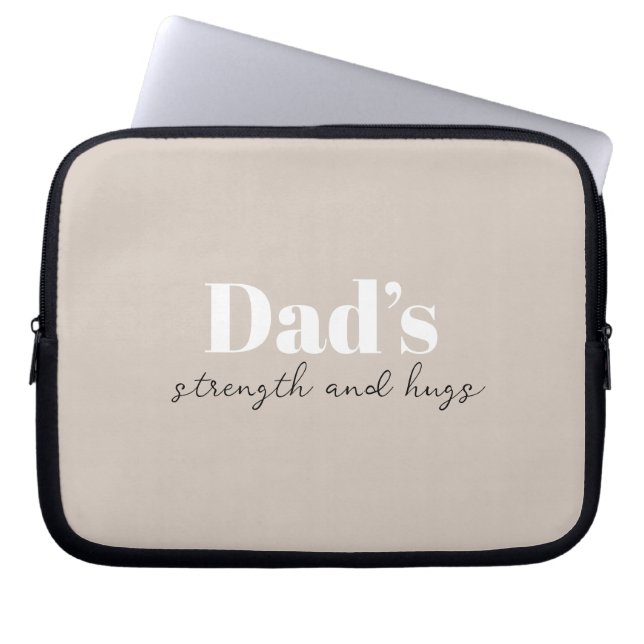 Pappa och Hugs - Fars dag Gift | Laptop Fodral (Framsidan)