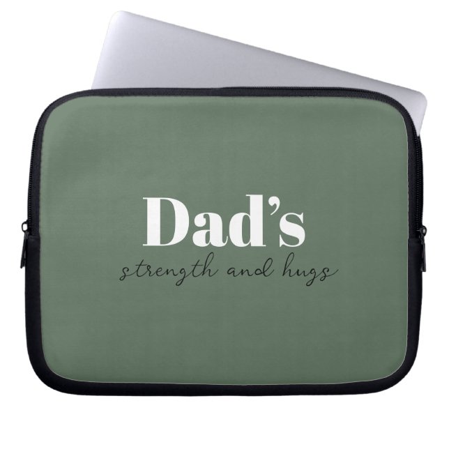 Pappa och Hugs - Fars dag Gift | Laptop Fodral (Framsidan)