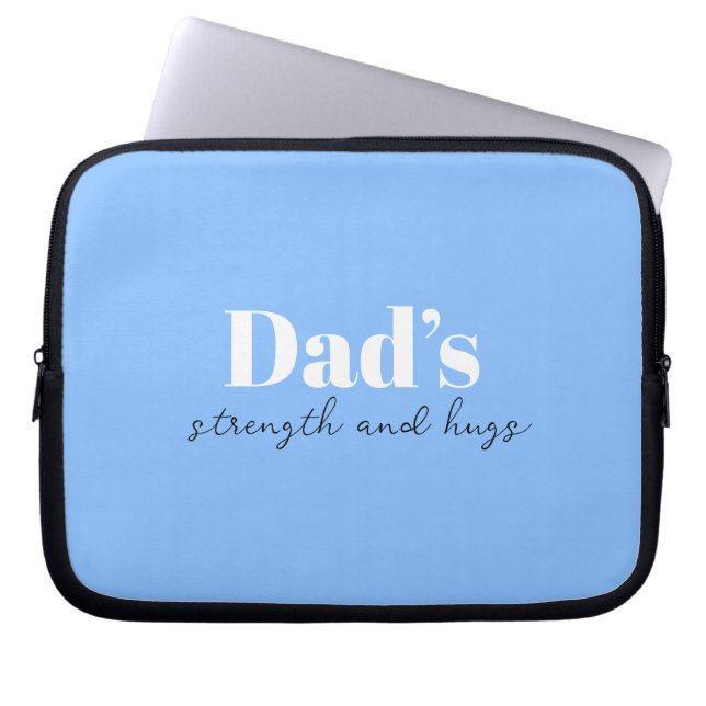 Pappa och Hugs - Fars dag Gift | Laptop Fodral (Framsidan)