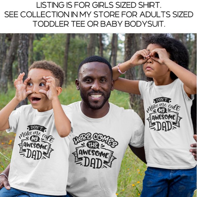 Pappa och jag får mig inte ringa min Fantastisk Pa T Shirt (Skapare uppladdad)