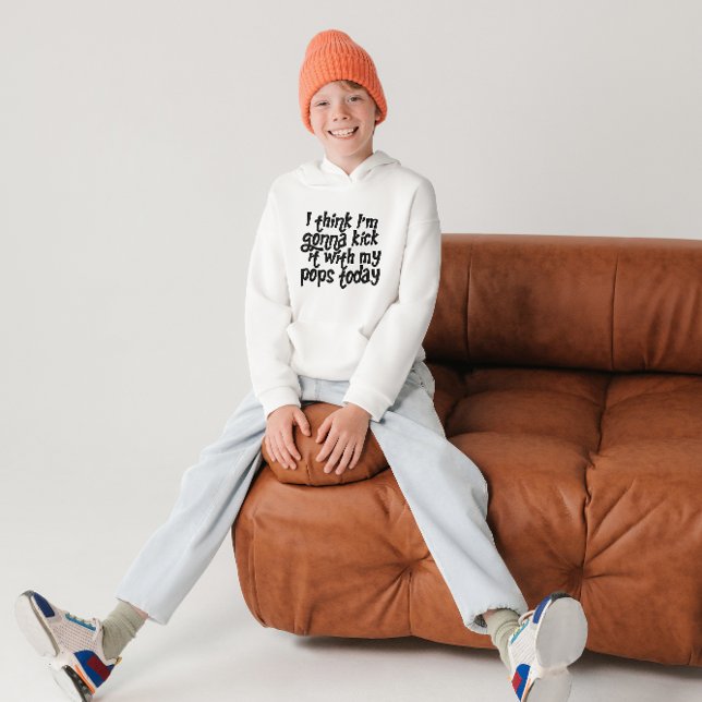 Pappa och jag plockar det med mina puckbarn t shirt (Skapare uppladdad)