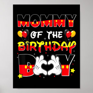 Pappa och Mamma Mamma i födelsedagsporgen Poster