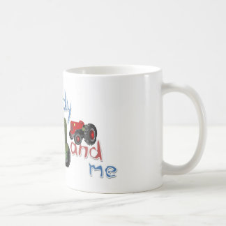 Pappa och mig traktorer kaffemugg