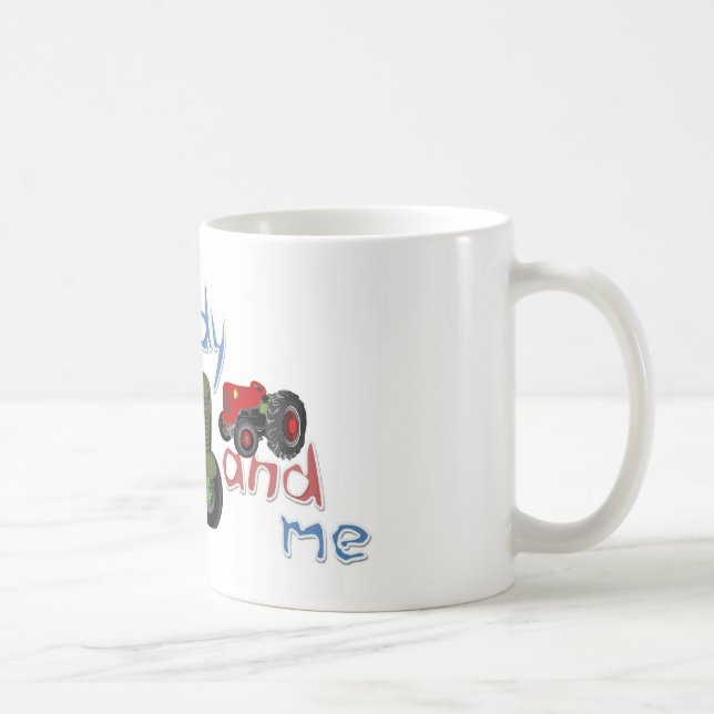 Pappa och mig traktorer kaffemugg (Höger)