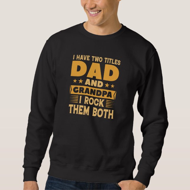 Pappa och morfar lång ärmad tröja (Framsida)