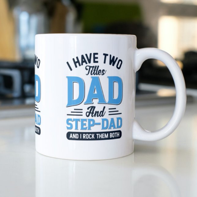 Pappa och Pappa Retro Typography Design Mugg (Skapare uppladdad)