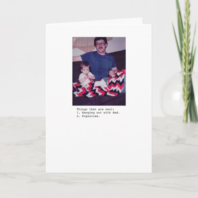 Pappa och Popsicles Kort (Framsida)