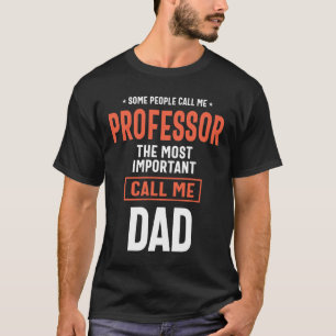 Pappa och professor Job Title Gift T Shirt
