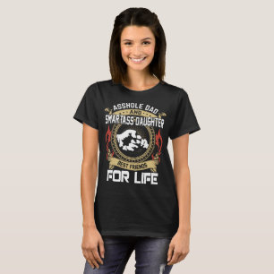 pappa och smartassdotter t shirt