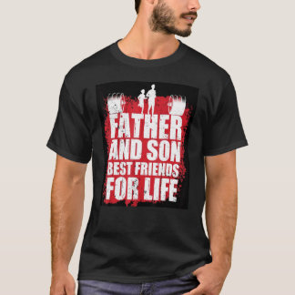Pappa Och Son Bästa Vänner Grafisk Nyhet Sarcas T Shirt