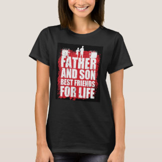 Pappa Och Son Bästa Vänner Grafisk Nyhet Sarksam T Shirt