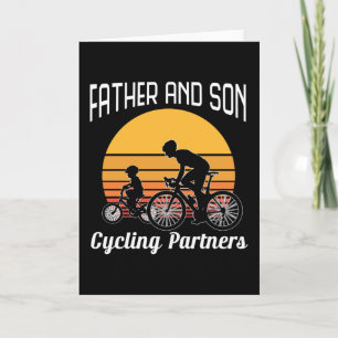 Pappa Och Son Cykling Partners Fars Dag 2022 Kort