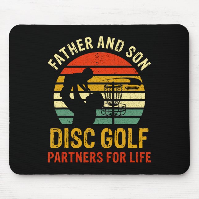 Pappa och Son Disk Golf Partners för Life Far Da Musmatta (Framsidan)