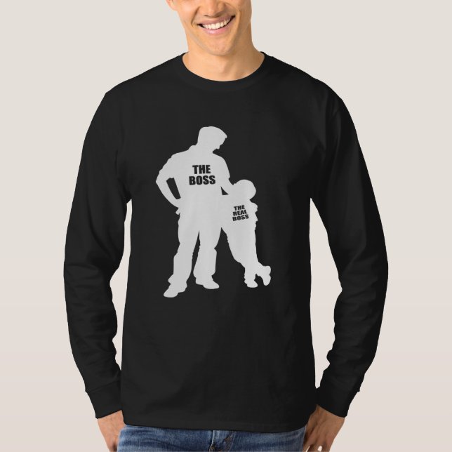 Pappa och son i Chef 2 T Shirt (Framsida)