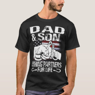 pappa och Son Matching Shirts Fisheries Partners f T Shirt