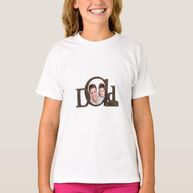 Pappa och son - Pappa och Son Photo Ram T Shirt (Framsida)