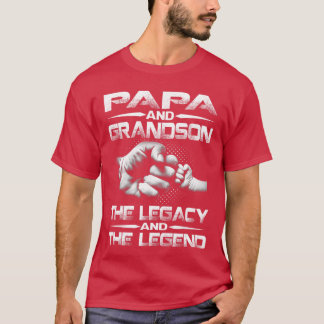 Pappa och sonsonLegenden ocharvet flicka familj T Shirt
