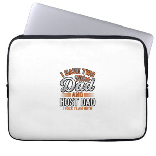 Pappa och Värd Pappa Vintage Gravyr Citat Design_1 Laptop Fodral